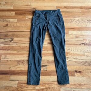 ATHLETA Wander Stash Green Slim Hiking Pants 6